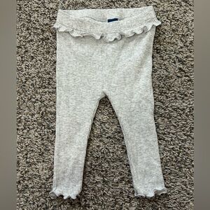 Old Navy Baby Ruffle Ribbed Leggings